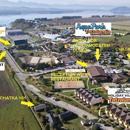 Chatky 101 A 411 Tatralandia Liptovský Mikuláš Exteriér fotografie