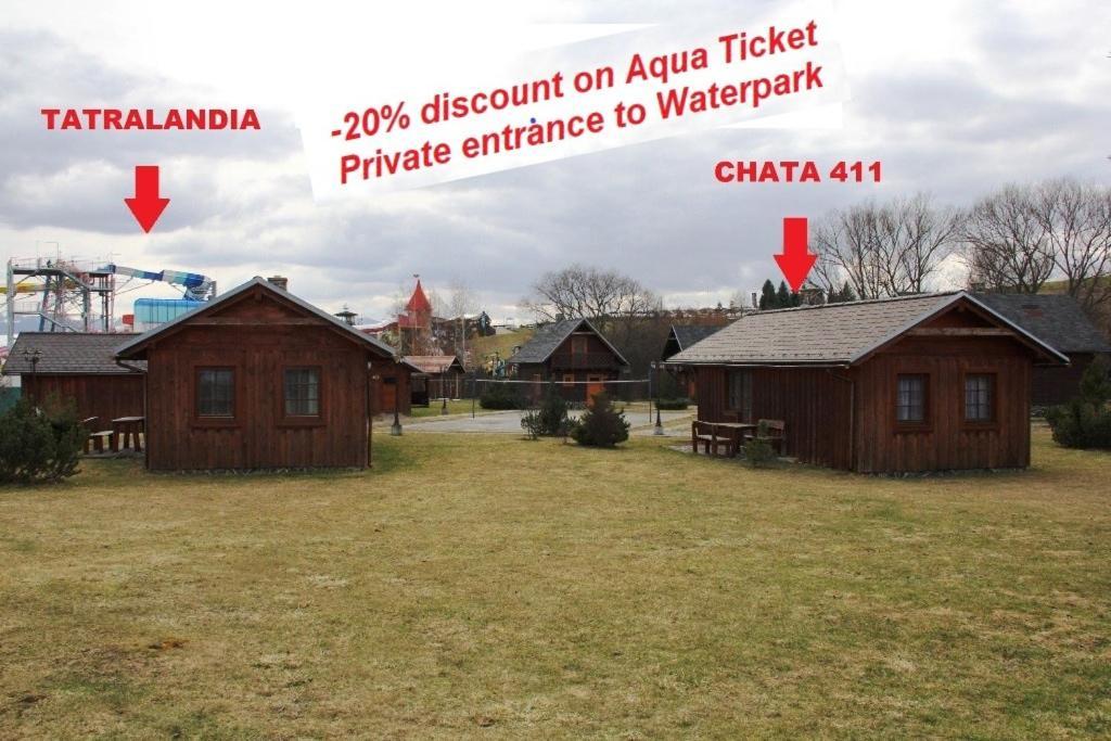 Chatky 101 A 411 Tatralandia Liptovský Mikuláš Exteriér fotografie